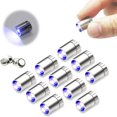 thumbnail image 1 of CUITING 10 pcs Miniature Led Lights Tiny Lights for Hand Craft/DIY Miniature Lights Battery Powered  Miniature Lights for Toy Brick Building Blocks- 10 Pack (green), 1 of 10