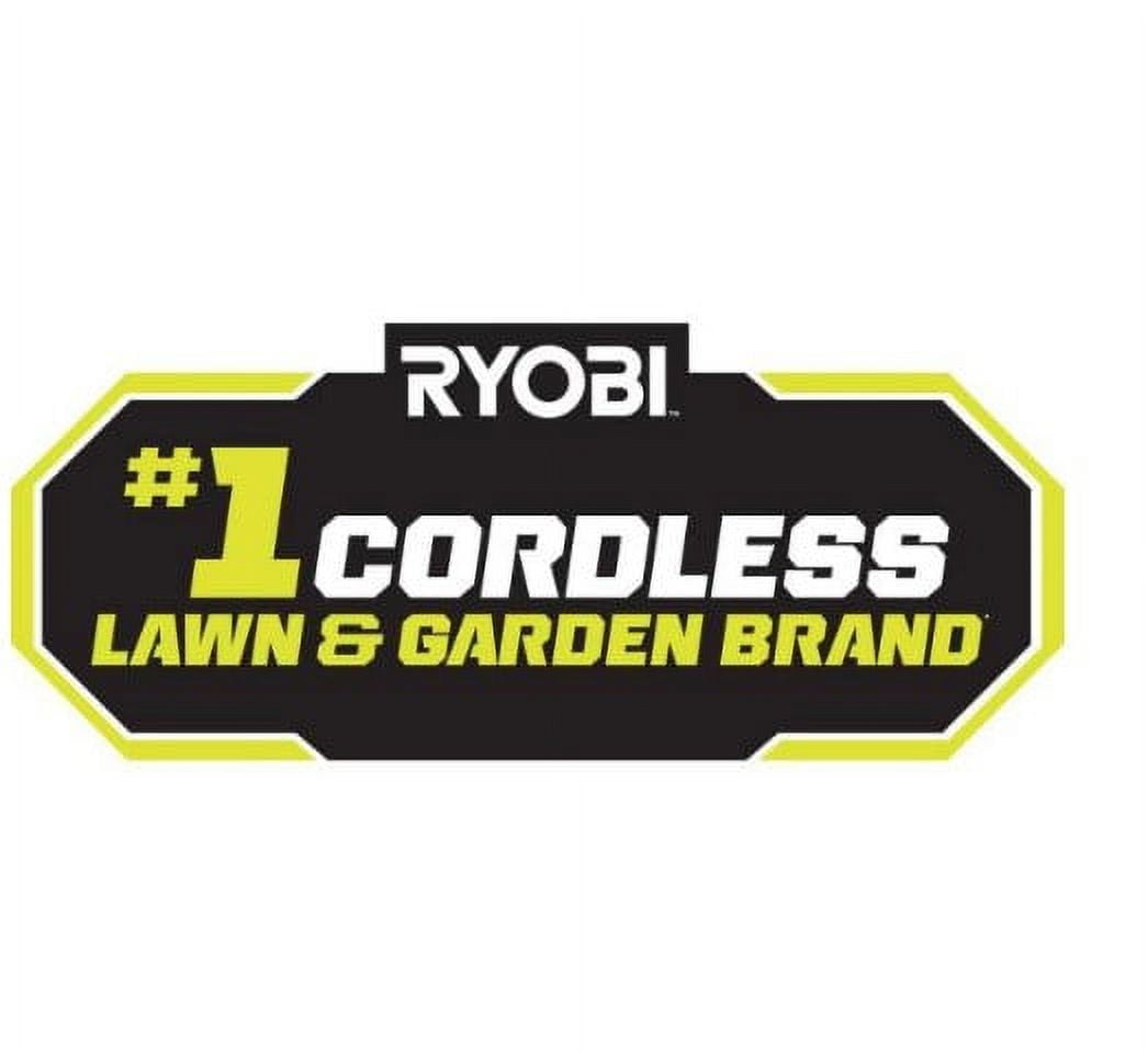 Ryobi 8” 18 Volt Battery Powered Power Hedge Trimmer, 2-in-1 Shear/Shrubber Tool