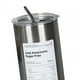 thumbnail image 4 of Tazas de café térmicas con tapa, tazas de café de paja, botella de agua reutilizable de doble capa para Chocolate caliente, bebida fría y caliente, 600ml de plata Gloria Taza de café térmica, 4 of 9