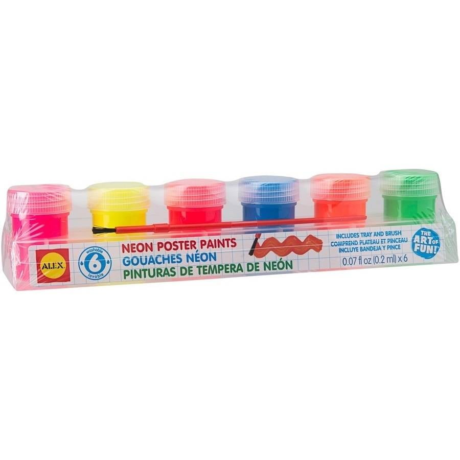 Neon Paints, 6pk