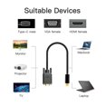 thumbnail image 4 of Cable USB C a Vga, cable USB tipo C a VGA [rayo 3] Sincero  Hogar, 4 of 5