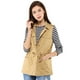 thumbnail image 3 of Chaleco Tipo Anorak Estilo Cargo Ligero Con Cordón Para Mujer Caqui S, 3 of 6