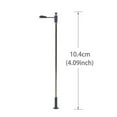 thumbnail image 6 of Fancy 10Pcs Model Railway Train HO OO Scale Lamp Post Street Lights LEDs 104mm Black, 6 of 10