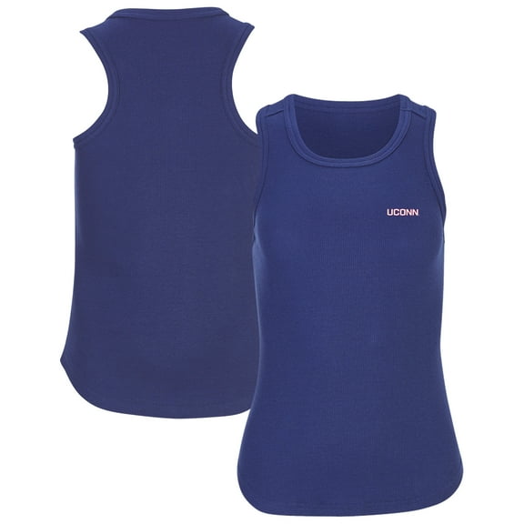 Women's Navy UConn Huskies Adrienne Tank Top