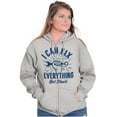 thumbnail image 3 of Can Fix Everything Mechanic Humor Zip Up Hoodie Men's Women's Brisco Brands S, 3 of 6