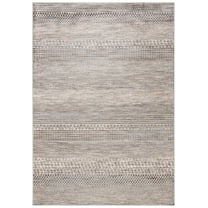SAFAVIEH Atlas Blazhe Striped Area Rug, Ivory/Beige, 7'10" x 10'
