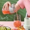 thumbnail image 4 of Portable Blender, Personal Size Blender For Shakes And Smoothies, USB Rechargeable Handheld Blender With 6-leaf Sharper Blades, For Travel, Gym, Office, 4 of 9
