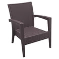 thumbnail image 6 of Compamia Miami 6 Piece Resin Patio Conversation Set in Brown, 6 of 8