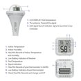 thumbnail image 3 of Floating Pool Thermometer Set Outdoor Pool Temperature Sensor Indoor Humidity Monitor Water and Air Temp Readings, 3 of 8