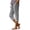 15# Light Gray, variant on Womens Capri Pants Pull on Cotton Linen Capris Summer Straight Leg Petite Loose Beach Bermuda Shorts with Pockets Navy S