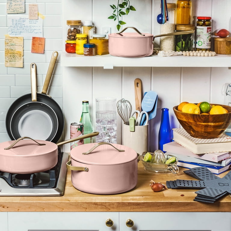 118 BeautyFaceStick サンセットローズ ローズゴールド Beautiful 12pc Ceramic Non-Stick Cookware Set, Rose by Drew