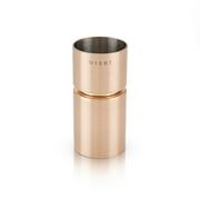 Jigger Cocktail, Vintage Matte Modern Copper Stainless Steel Cocktail Jigger by Viski