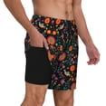 thumbnail image 2 of Fuzoiu Mexican Flower And Birds Print Men's Swim Shorts,Quick-Dry Double-Layer Swim Trunks,Board Trunks,Beach Shorts Swimwear Bathing Suits-3X-Large, 2 of 6