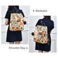 thumbnail image 4 of FORMRS Women's Travel Backpack Purse Anti-Theft Hidden Pockets Casual Shoulder Bag, Fall Book, 4 of 7