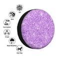 thumbnail image 5 of Easygdp Lilac Glittering Wheel Sun Guard, Spare Tire Cover,Universal Trailer Suv Truck Camper Travel,Easy To Install And Remove -15 Inch, 5 of 9
