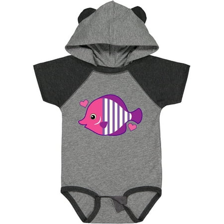 

Inktastic Cute Tropical Fish Beach Vacation Gift Baby Girl Bodysuit