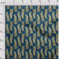 thumbnail image 4 of oneOone Velvet Navy Blue Fabric African Sewing Material Print Fabric By The Yard 58 Inch Wide, 4 of 4