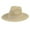 Ivory, variant on Top Headwear Womens Panama Upturn Paper Braid Wide Brim Fedora Hat - Yellow