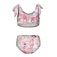 thumbnail image 2 of Kuromi And My Melody Girls' Swimwear Beach Sport Bikini Bathing Suit 2 Piece Swimsuits, 2 of 7