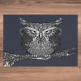 thumbnail image 6 of Ambesonne Indie Jigsaw Puzzle, Owl Vintage Ornaments, Heirloom-Quality Fun Activity for Family Durable Cardboard, 1000 pcs, Charcoal Grey Dark Blue, 6 of 6