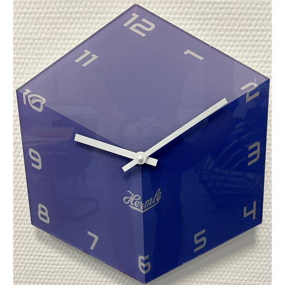 Modern Acrylic Wall Clock with Quartz Movement by Hermle