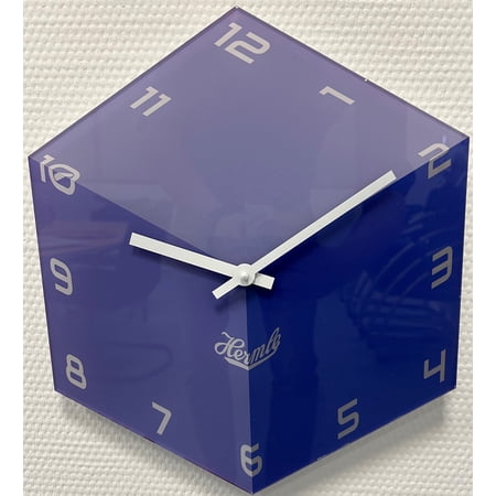 Modern Acrylic Wall Clock with Quartz Movement by Hermle