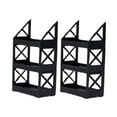 thumbnail image 2 of HILABEE 2x 1/64 Scale Tire Rack Garage Shelving Diorama Collection Holder Wheel Rack, 2 of 9