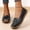 Black, variant on OWUUcdse Losfers for Women, Soft Sole Holiday Casual Slip-on Wome's Flats Khaki Size 7