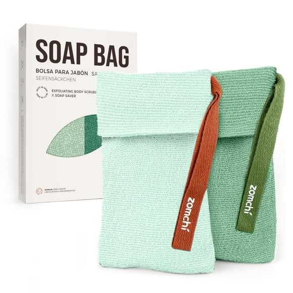 Saap Saver Bags ZOMCHI Exfoliante para gel de baño (menta)