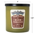 thumbnail image 6 of Manly Indulgence Vanilla & Warm Tobacco Scented Jar Candle, Premium Scented Candles for Men with High Fragrance and Premium Cotton Wick, All American Collection, 15 oz - Up To 60 Hours Burn, 6 of 7