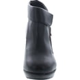 thumbnail image 2 of Lucky Top Stella-6K Children Girl's Platform Wedge Heel Fold Over Ankle Booties, 2 of 7