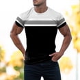 thumbnail image 2 of Sngxgn Men's Lightweight Short Sleeve Crew Neck T-Shirt(Black,L), 2 of 7
