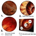 thumbnail image 3 of Designart "Swirling Scarlet Shellfish" Nautilus Floater Framed Wall Art Prints, 3 of 5