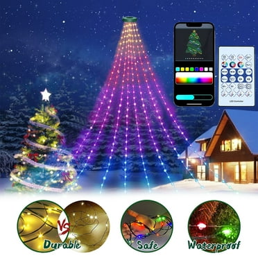 Wintergreen Lighting 5 Ft. Multi-Function Lighted Palm Tree with 104 ...