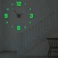 thumbnail image 4 of Glowing Sticker Wall Clock, Qiopertar Under $5 Luminous Wall Clock Stickers, DIY Glowing Frameless Hanging Watches, DIY Sticker Wall Clocks For Kitchen, Bathroom, Home Decoration , Digital Luminous, 4 of 5