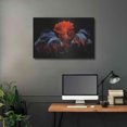thumbnail image 5 of Luxe Metal Art 'Siamese Fighting Fish' by Epic Portfolio Metal Wall Art, 36"x24", 5 of 9