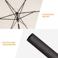 thumbnail image 5 of ACEGOSES 10 x 6.5ft LED Rectangle Outdoor Patio Deck Market Outside Table Umbrellas with Non-Fading Polyester canopy,Sand, 5 of 10