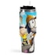 thumbnail image 3 of Snoopy Vaso aislado de acero inoxidable con asa, diseño temático, regalo para familia, amigos y fans; incluye pajita y encaja en el portavasos estándar, 40 oz, 3 of 6