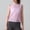 Pink, variant on Women's Tank Tops Solid Color Workout Dry Fit Simple Slit Casual Sleeveless Athletic Gym Cropped Top Running Sports Yoga Active Round Neck Shirts