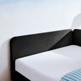 thumbnail image 4 of Jopath Full Size Upholstered with 2 Storage Drawers,Adjustable Velvet Platform Bed Frame for Living Room Bedroom,Black, 4 of 14