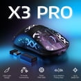 thumbnail image 2 of Mouse Gamer MANBASNAKE Attack Shark X3 Pro Inalambrico 26000 DPI Sensor PAW3395 8K Hz, 2 of 5