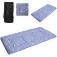 thumbnail image 3 of Desirable Life 4" Thick Floor Mattress - Japanese Futon Tatami Pad, Roll-Up Sleeping Mat for Guest/Bedroom, 3 of 8