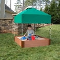 thumbnail image 1 of Frame It All Tool-Free Two Inch Series 4ft. x 4ft. x 11in. Composite Square Sandbox Kit - 2" Profile, 1 of 10