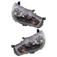 thumbnail image 3 of New Pair Of Headlights Compatible With Mitsubishi Outlander Se 2010 2011 2012 2013 By Part Numbers Mi2503157-Mi2502157 Mi2503157 Mi2502157 8301C418-8301C417 8301C418 8301C417, 3 of 5