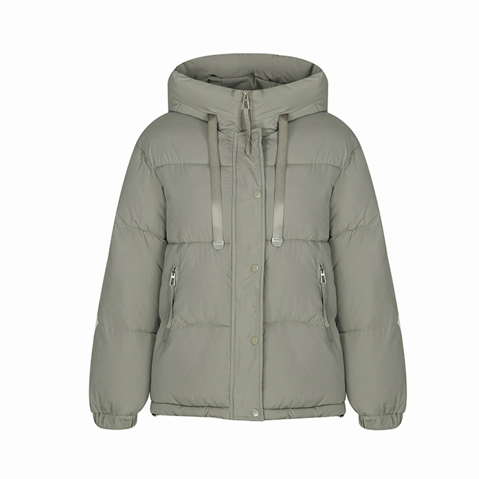 JINGWANGYHBD Fall Savings Womens Puffer Coats Padded Zip Up