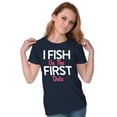 thumbnail image 4 of Fishing Girls Cute Flirty First Date Womens Slim Fit Graphic Tee Brisco Brands L, 4 of 5