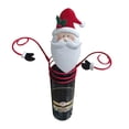 thumbnail image 1 of Agiferg Three Dimensional Holiday Wine Bottle And Glass Rack, Red Wine Rack, Christmas Desktop Decoration Metal Crafts, 1 of 4