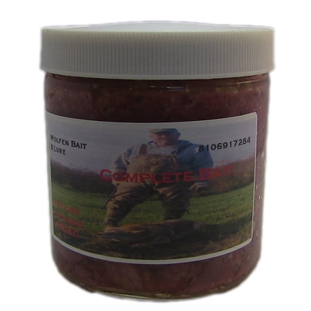 Wolfen Complete Bait Predator Passion Bait 16 oz Jar