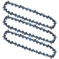 thumbnail image 6 of 3 Pack 5 Inch Chainsaw Chain 0.30" Pitch .043" Gauge 28 Drive Links Semi-Chisel Chain Saw Chains for Sun Joe : 24V-HCS-LTE. 24V-HCS-CT Handheld Chainsaw, 6 of 11