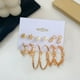 thumbnail image 5 of Pendientes de mujer Zulema Juego de 6 Pares Geométricos E0038, 5 of 7